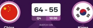 开云体育-前3节中国男篮和韩国男篮罚球11比24 韩国第3节17罚15中